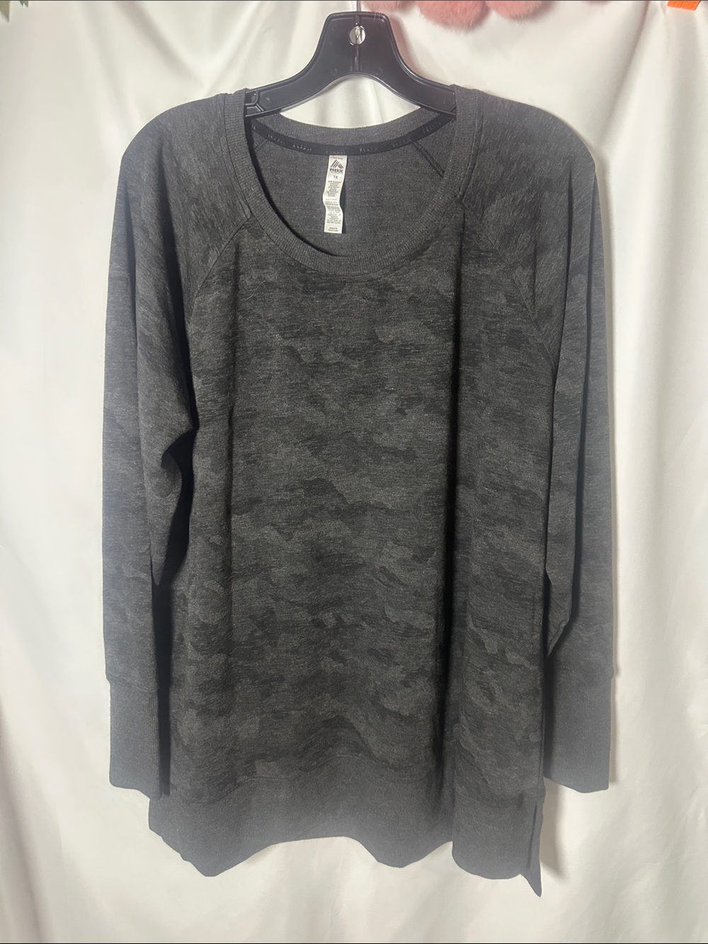 RBX Dark Gray Camouflage Crewneck Sweater